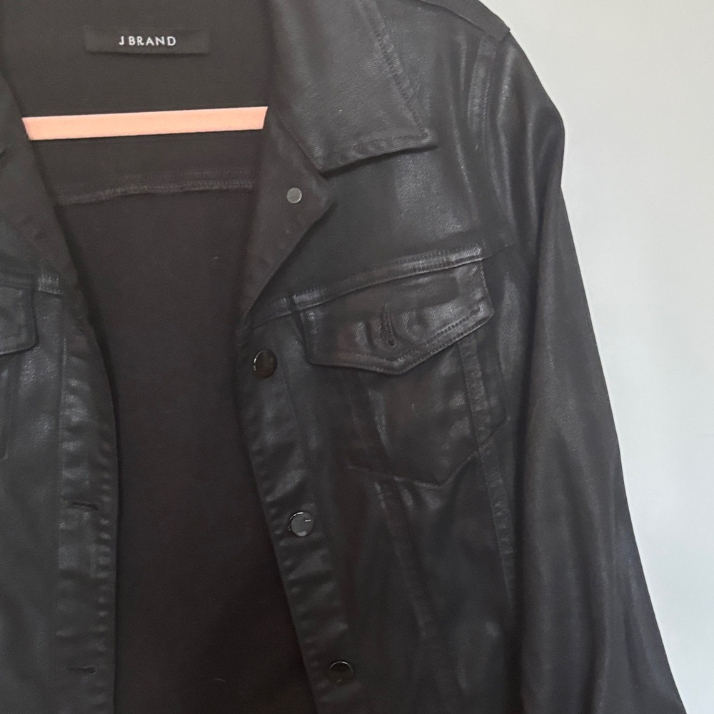 J Brand Elegant Black “Leather” Jacket